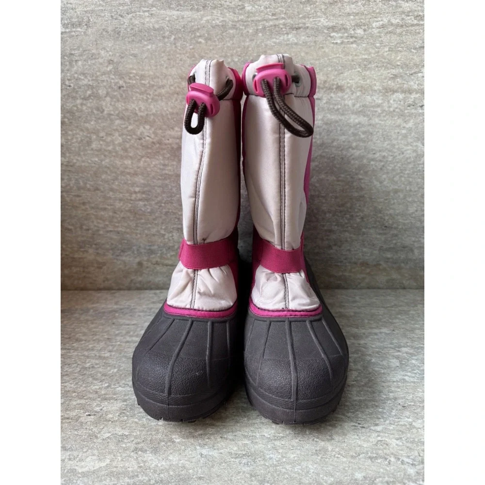 Columbia Pink Girls Snow Winter Boots Size 4‎ - Excellent Condition!